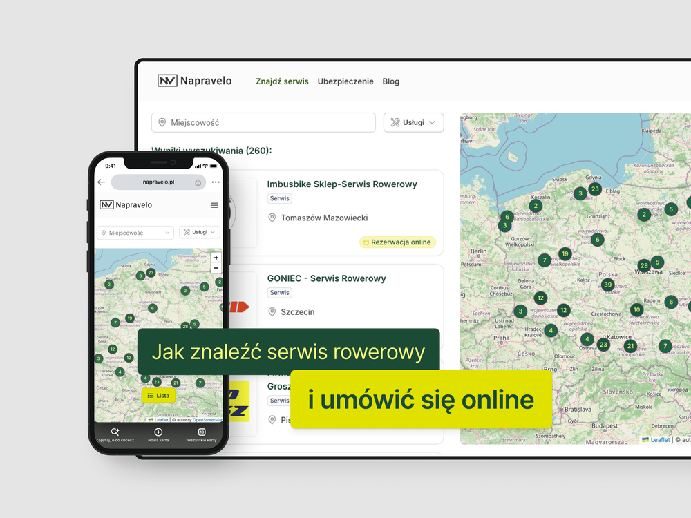 Jak znaleźć serwis rowerowy i umówić się online