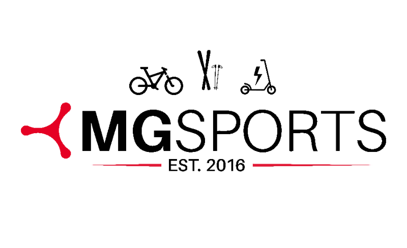 Logo MG Sports- hulajnogi · rowery · narty